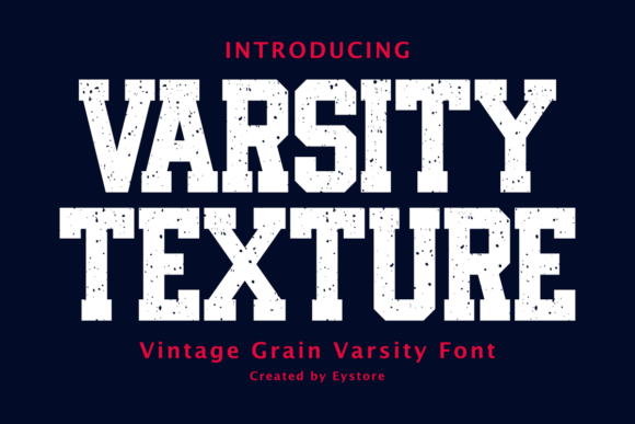 Varsity Texture tattoo font