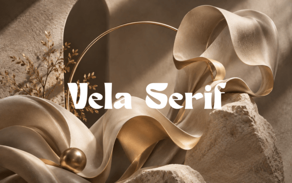 Vela font sample