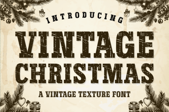 Vintage Christmas Christmas font