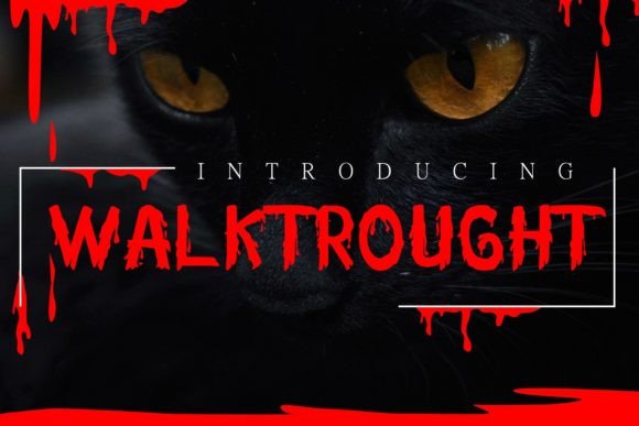 Walktrought Halloween icon font