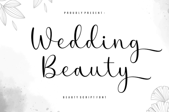 Wedding Beauty script font