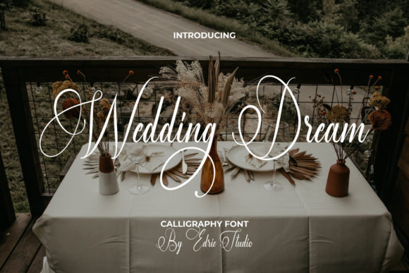 Wedding Dream script font