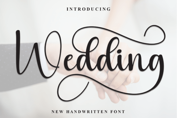 Wedding script font
