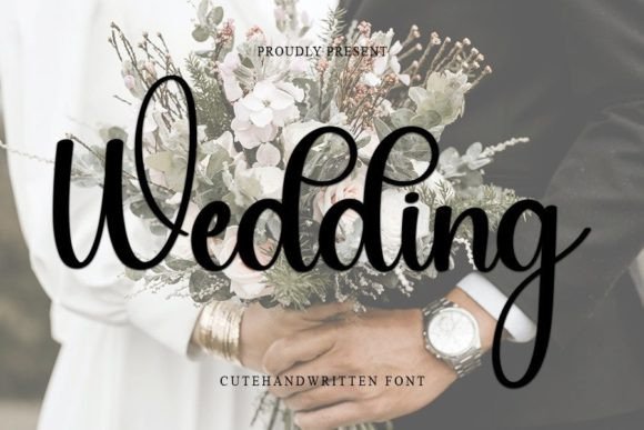 Wedding neat handwritten font