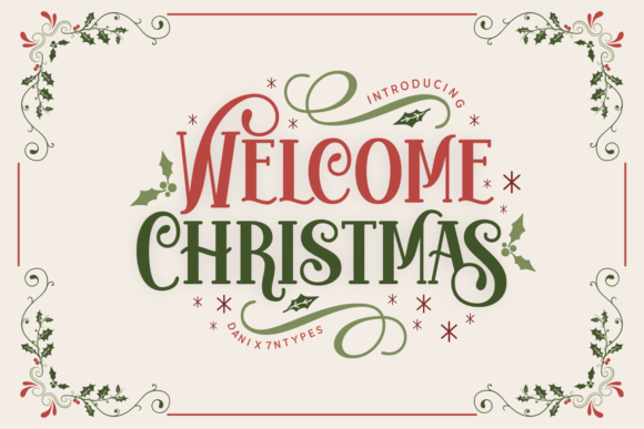 Welcome Christmas Christmas font