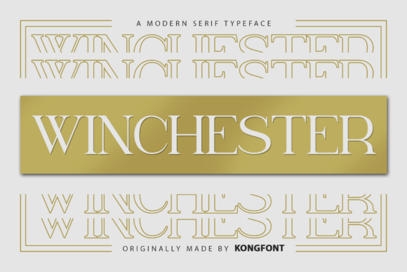 Winchester font sample