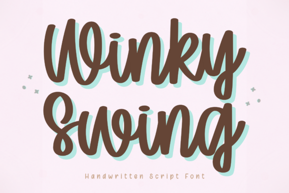 Winky Swing tattoo font