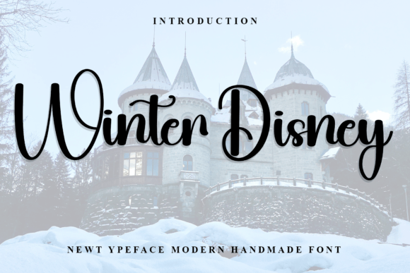 Winter Disney Christmas font