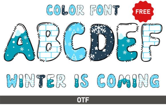 Winter is Coming Christmas font