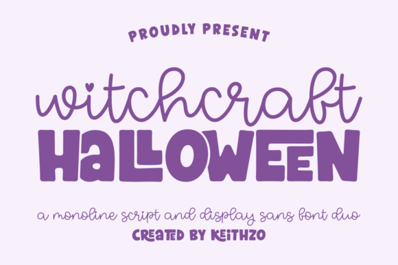 Witchcraft Halloween Duo Halloween font