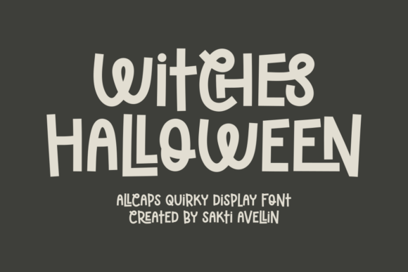 Witches Halloween Halloween font