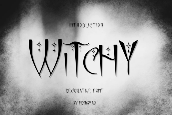 Witchy Halloween icon font