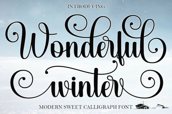 Wonderful Winter Christmas font