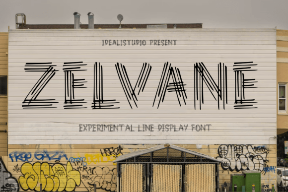 Zelvane font sample