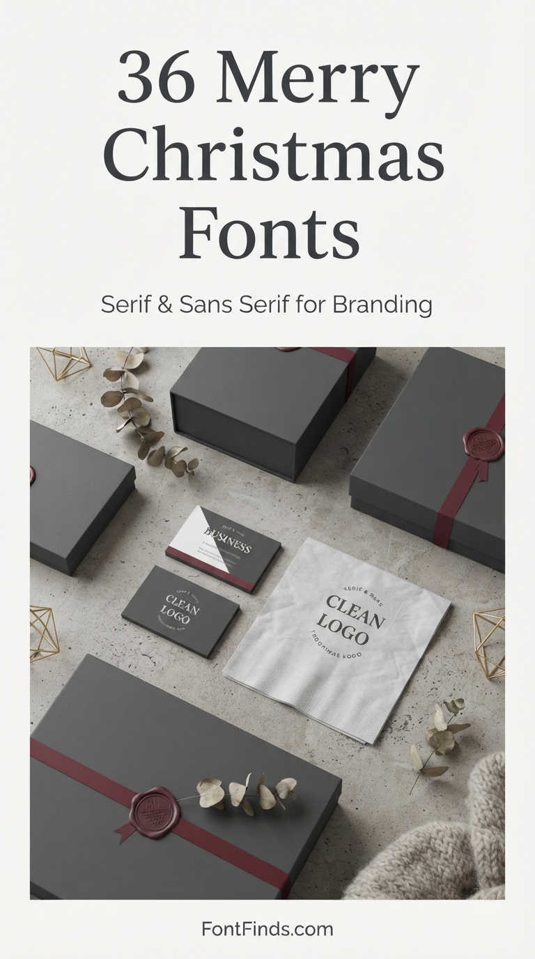 Merry Christmas Font: 36 Best Serif & Sans Serif Picks for Branding (2026)