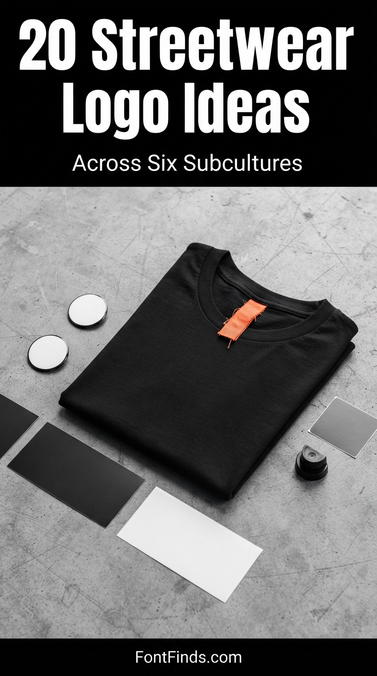 Streetwear logo design ideas across six subcultures