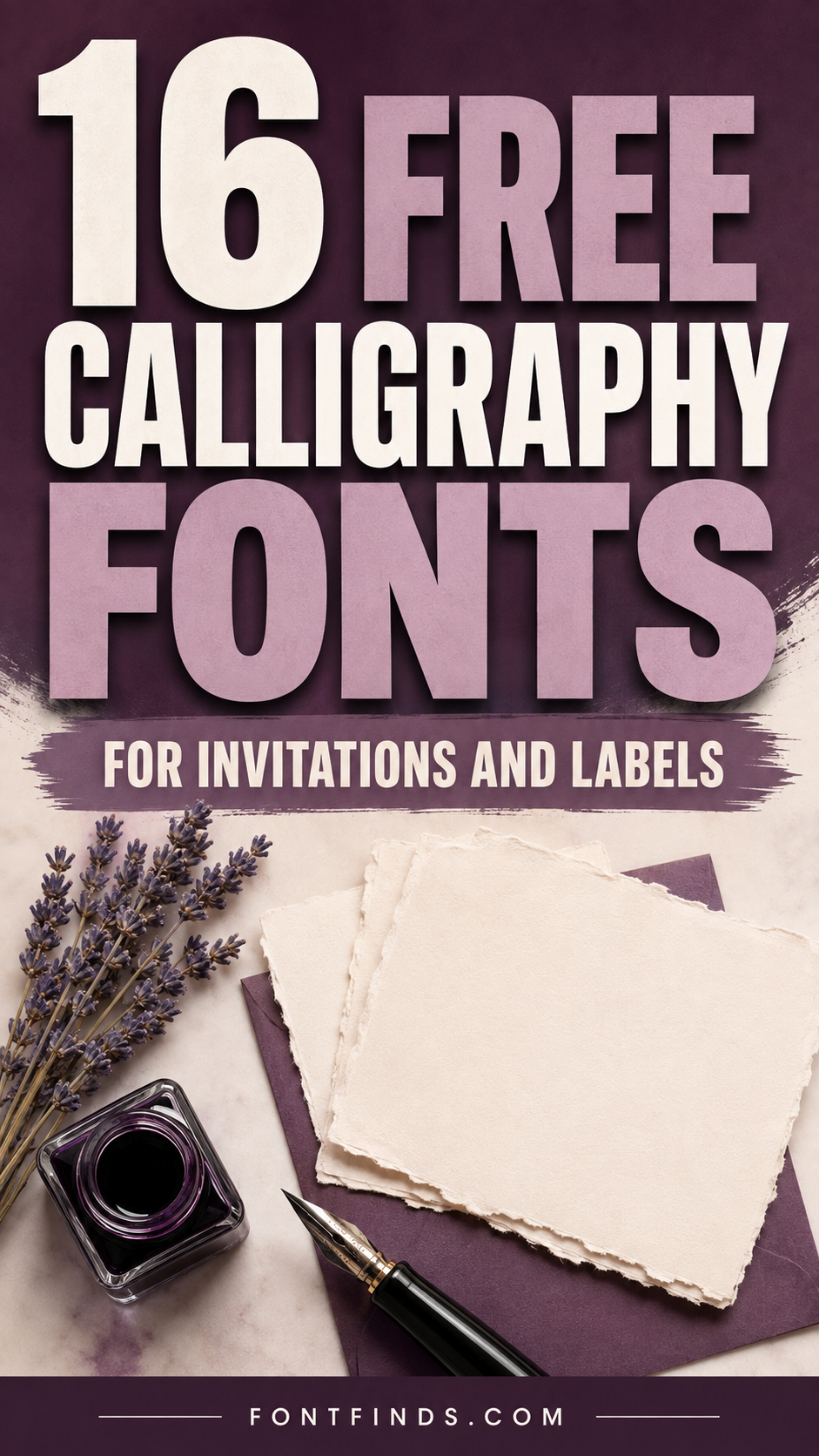 16 Free Calligraphy Fonts for Invitations and Labels