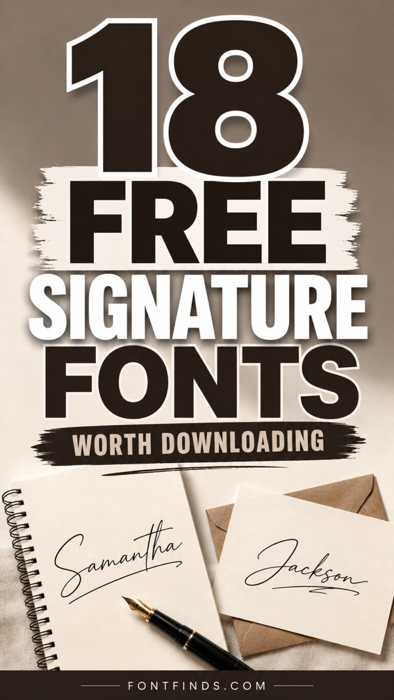 18 Free Signature Fonts Worth Downloading