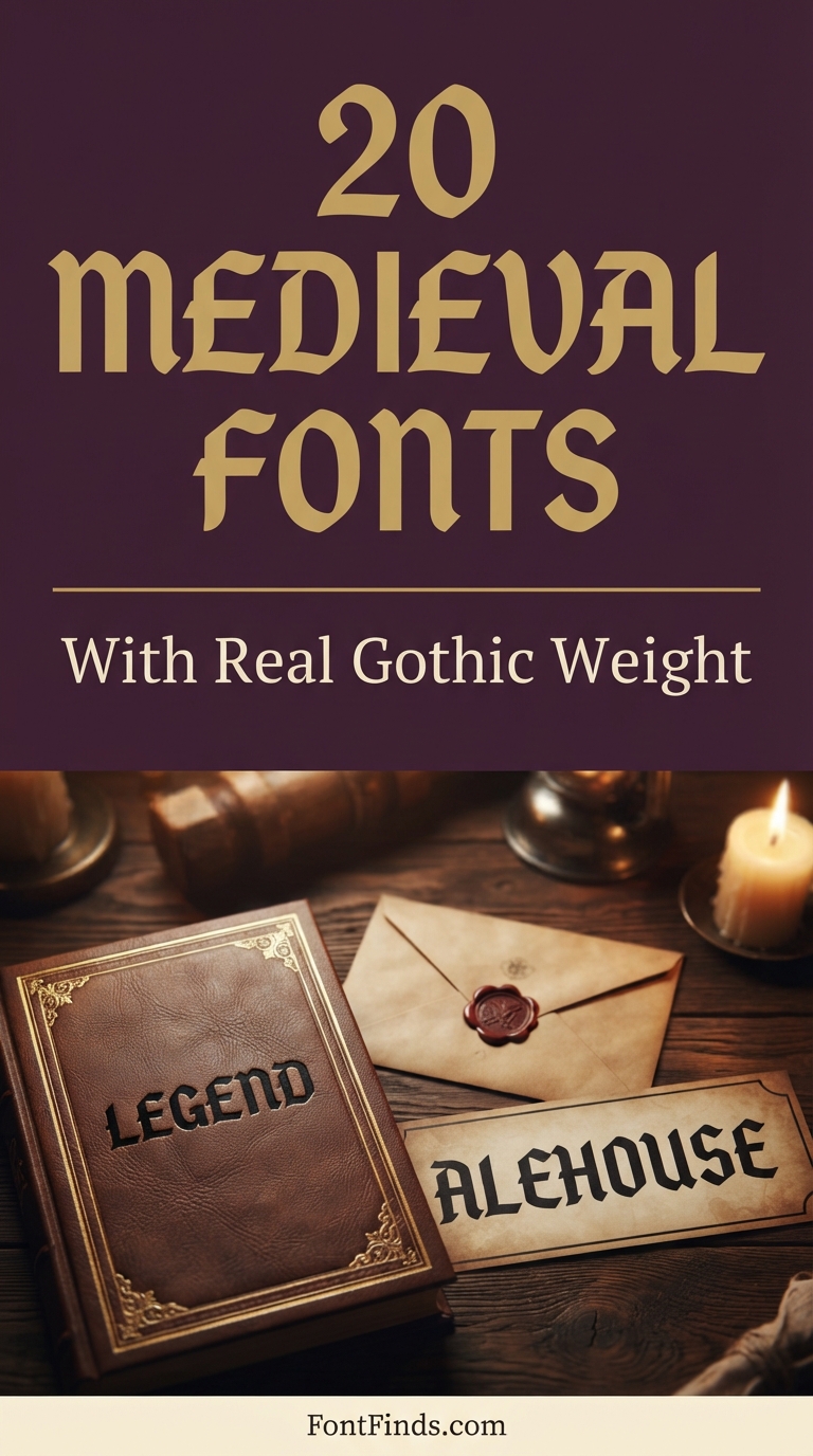 20 Medieval Fonts With Real Gothic Weight