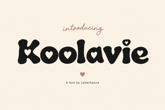 whimsical fonts for branding example: Koolavie font preview