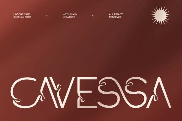 Cavessa font preview by Twistystd