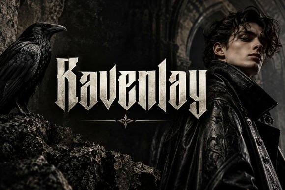 Ravenlay font preview by BILLI