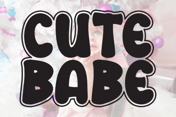 Cute Babe font preview