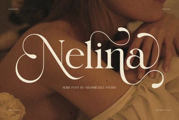 Nelina font preview by Graphicxell