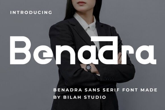 Benadra font preview by Ismunandar Rambe