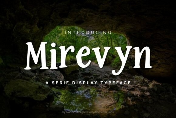 Mirevyn font preview by AWRSMdesign