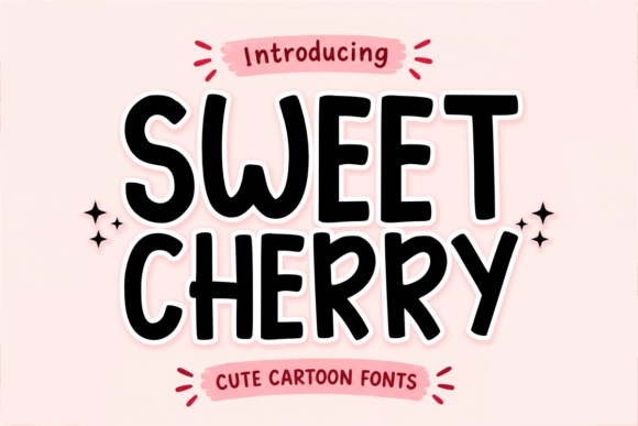 Sweet Cherry font preview by anamalmusyaffaCreative