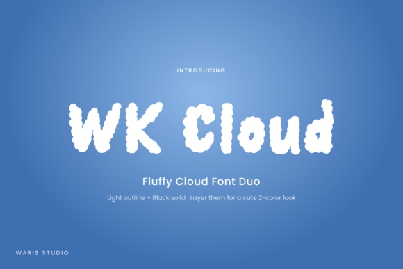 Wk Cloud font preview