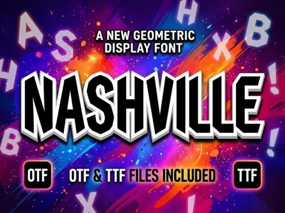 Nashville font preview by dimukhi