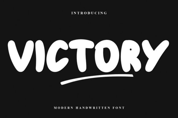 Victory font preview by FreshTypeINK