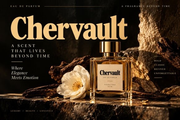 Chervault font preview