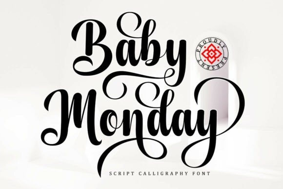 Baby Monday font preview by Bung Studio
