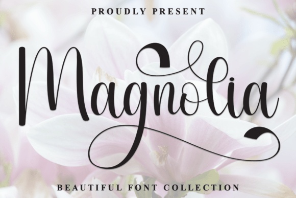 Magnolia — lettering specimen