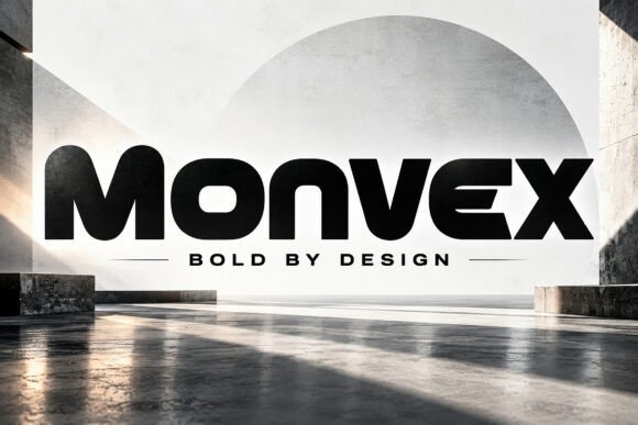 Monvex font preview by DREAM