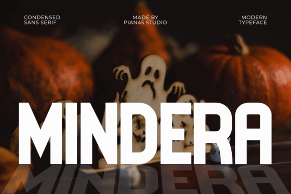 Mindera font preview by Pian45
