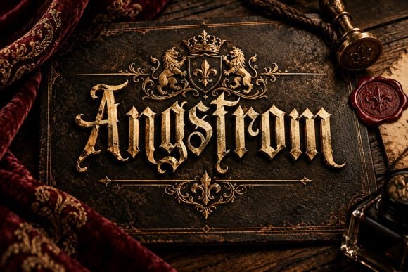 Angstrom font preview by BILLI