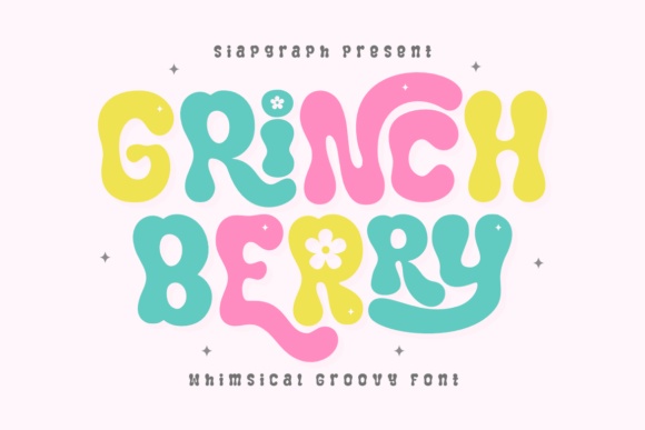 Grinch Berry font preview by SiapGraph
