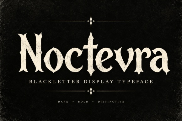 Noctevra font preview by Retro
