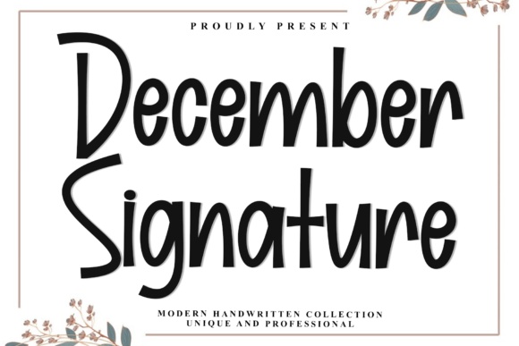 December font preview