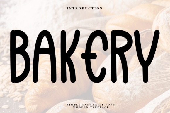 Bakery font preview by Inermedia STUDIO