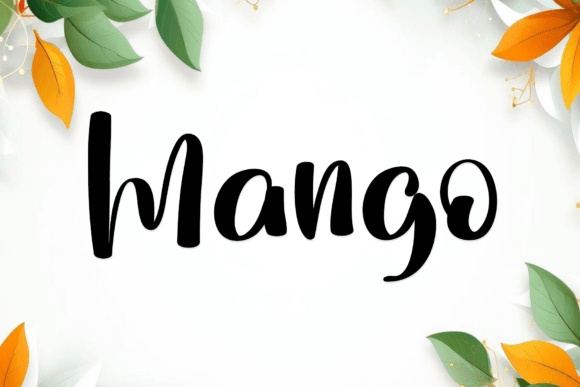 Mango font preview by pinkmeca