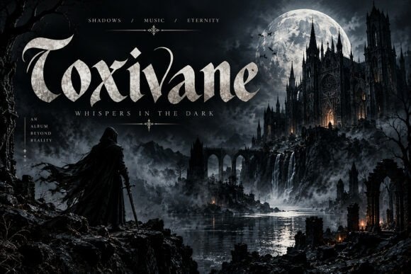 Toxivane font preview by BILLI