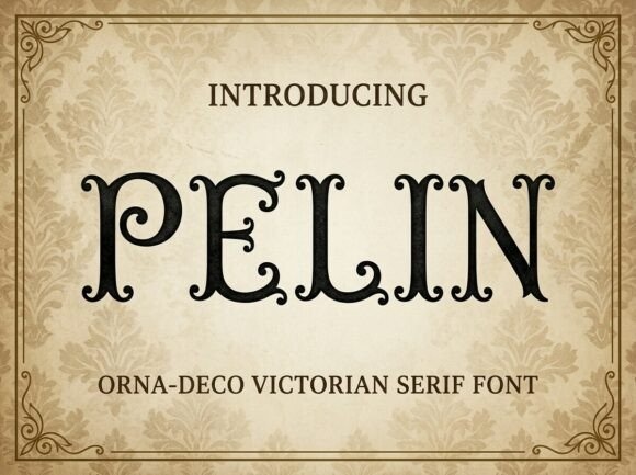 Pelin font preview by Creativeguru