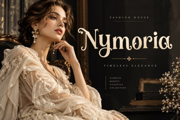 Nymoria font preview by BILLI