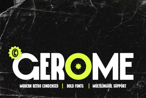 Gerome font preview by IqsiartStudio
