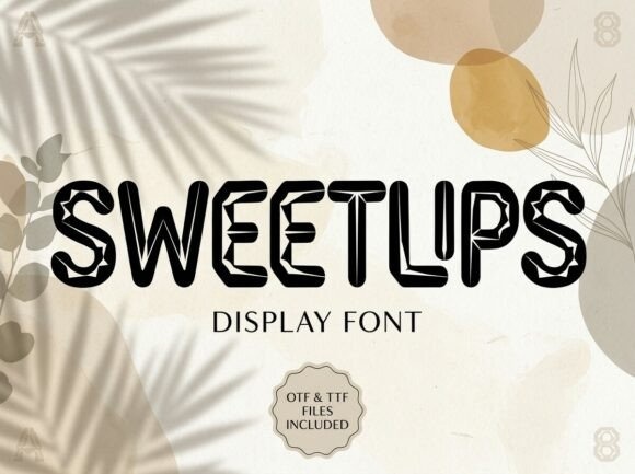 Sweetlips font preview by kulturrno